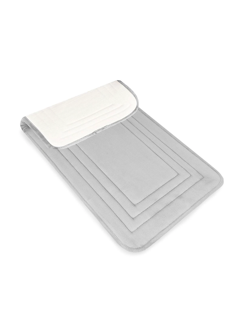 ALFOMBRA DE BAÑO NAUTICA HOME ENMARCADO 40X60CM GRIS - 3