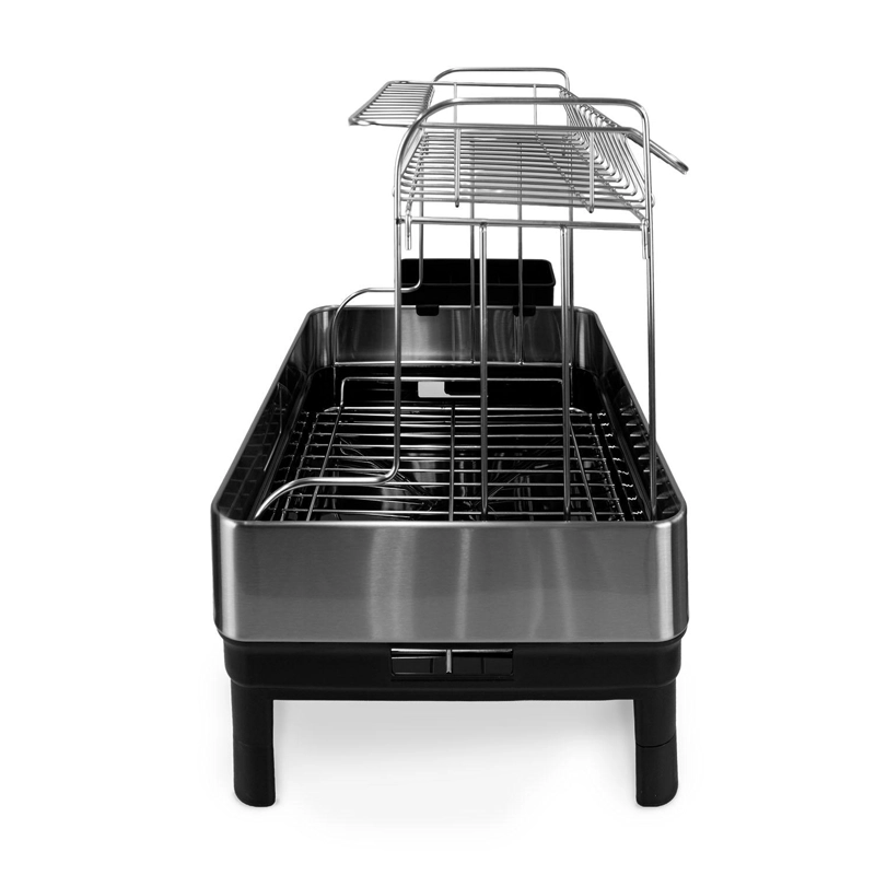 SECAPLATOS ESCURRIDOR DE LOZA ACERO INOXIDABLE 2 NIVELES COCINA NAUTICA HOME - 4