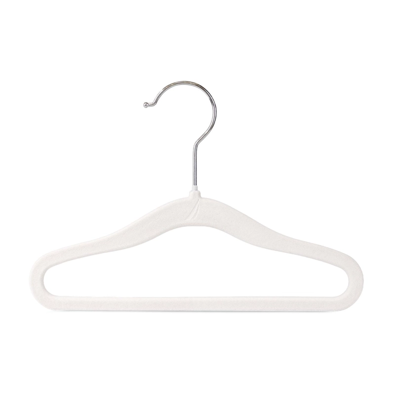 SET 10 COLGADORES PARA BEBÉ PERCHAS BLANCO INFANTILES RESISTENTES PARA CLÓSET - 2