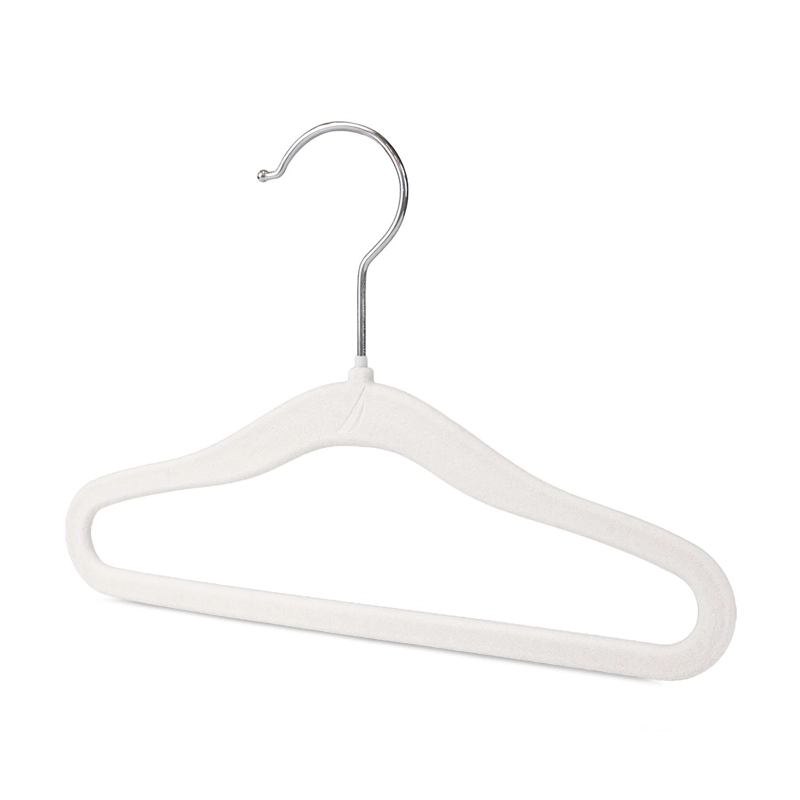 SET 10 COLGADORES PARA BEBÉ PERCHAS BLANCO INFANTILES RESISTENTES PARA CLÓSET - 3