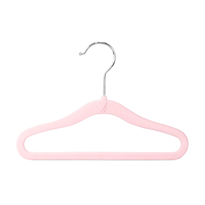 SET 10 COLGADORES PARA BEBÉ PERCHAS ROSADO INFANTILES RESISTENTES PARA CLÓSET - 2