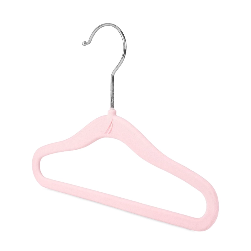 SET 10 COLGADORES PARA BEBÉ PERCHAS ROSADO INFANTILES RESISTENTES PARA CLÓSET - 3