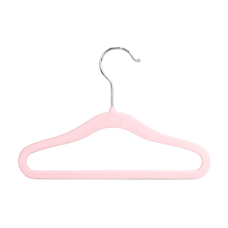 SET 10 COLGADORES PARA BEBÉ PERCHAS ROSADO INFANTILES RESISTENTES PARA CLÓSET - 4