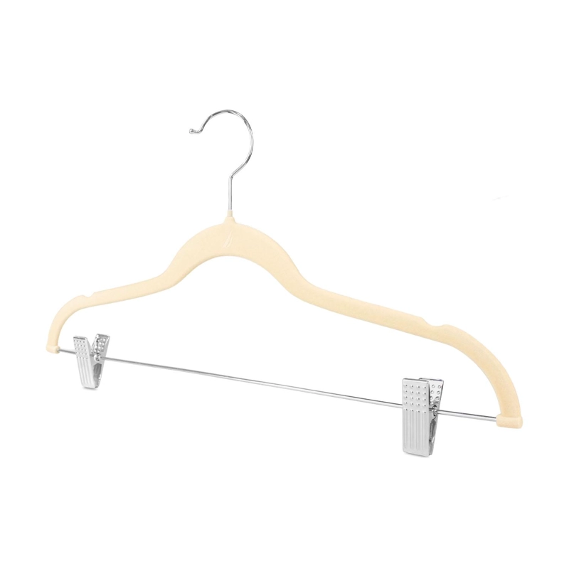 SET 6 COLGADORES DE ROPA NAUTICA HOME BEIGE CON CLIP - 3