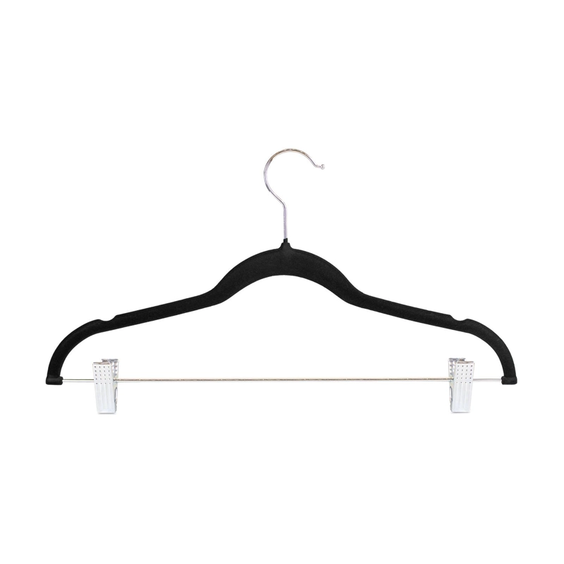 SET 6 COLGADORES DE ROPA NAUTICA HOME NEGRO CON CLIP - 4