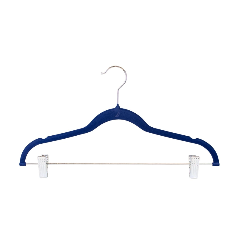 SET 6 COLGADORES DE ROPA NAUTICA HOME AZUL CON CLIP - 2