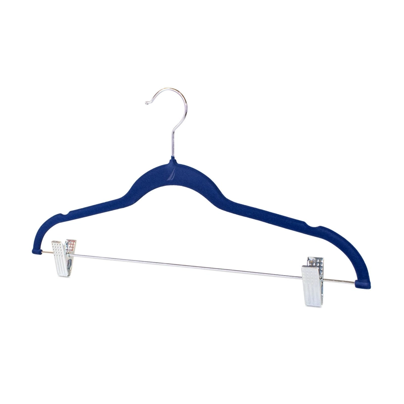 SET 6 COLGADORES DE ROPA NAUTICA HOME AZUL CON CLIP - 3