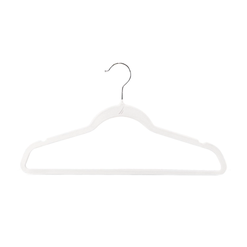 COLGADORES DE ROPA PACK 50 BLANCO ANTIDESLIZANTE NAUTICA HOME - 2