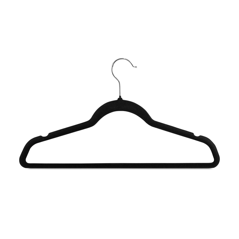 COLGADORES DE ROPA PACK 50 NEGRO ANTIDESLIZANTE NAUTICA HOME - 4