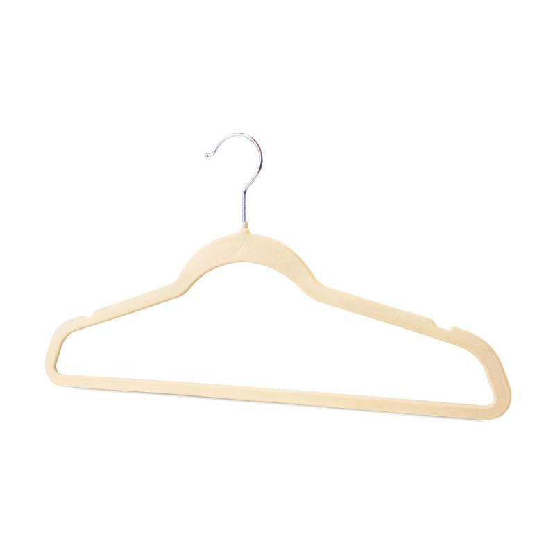 COLGADORES DE ROPA PACK 50 BEIGE ANTIDESLIZANTE NAUTICA HOME - 3