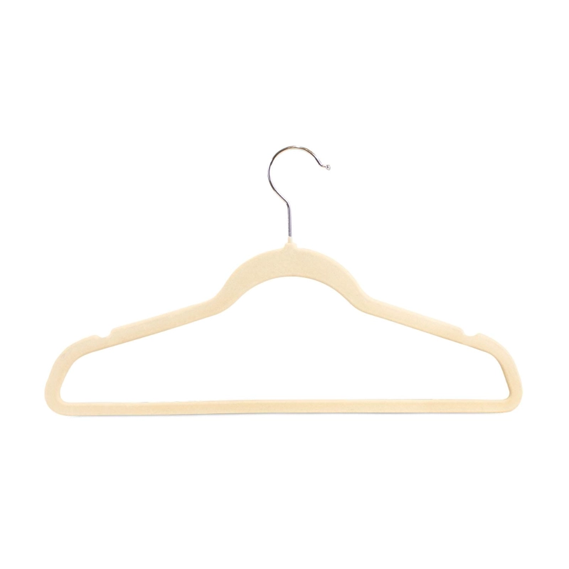 COLGADORES DE ROPA PACK 50 BEIGE ANTIDESLIZANTE NAUTICA HOME - 4