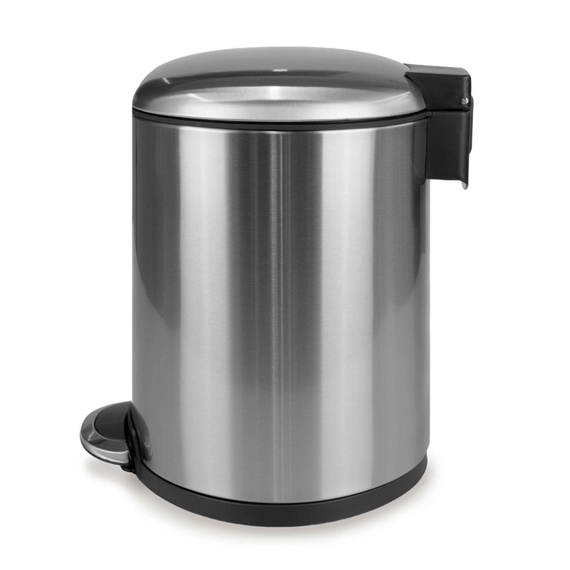 BASURERO ACERO INOXIDABLE CON PEDAL 5 LITROS CIERRE SUAVE NAUTICA - 4