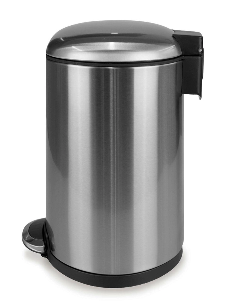 BASURERO ACERO INOXIDABLE CON PEDAL 12 LITROS CIERRE SUAVE NAUTICA - 4