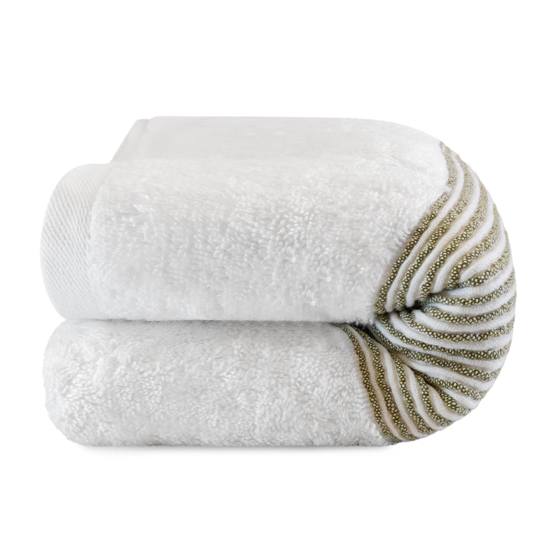 TOALLA DE BAÑO CUERPO MAV NAUTICA HOME 100% ALGODON SUAVE 76X137CM VERDE - 3