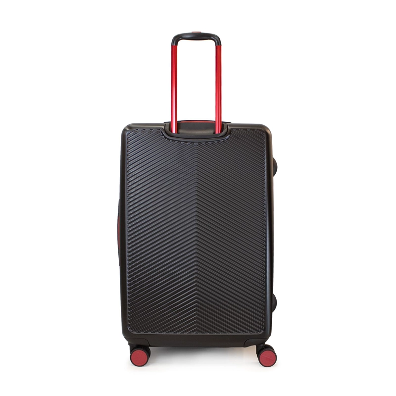 PACK 2 MALETAS CABINA S 10K + L 23K MARSELLA NEGRA CON ROJO PENGUIN - 8
