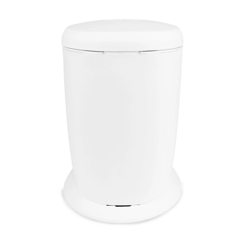 BASURERO CON PEDAL 6 LITROS BAÑO COCINA CIERRE SUAVE BLANCO NAUTICA - 6