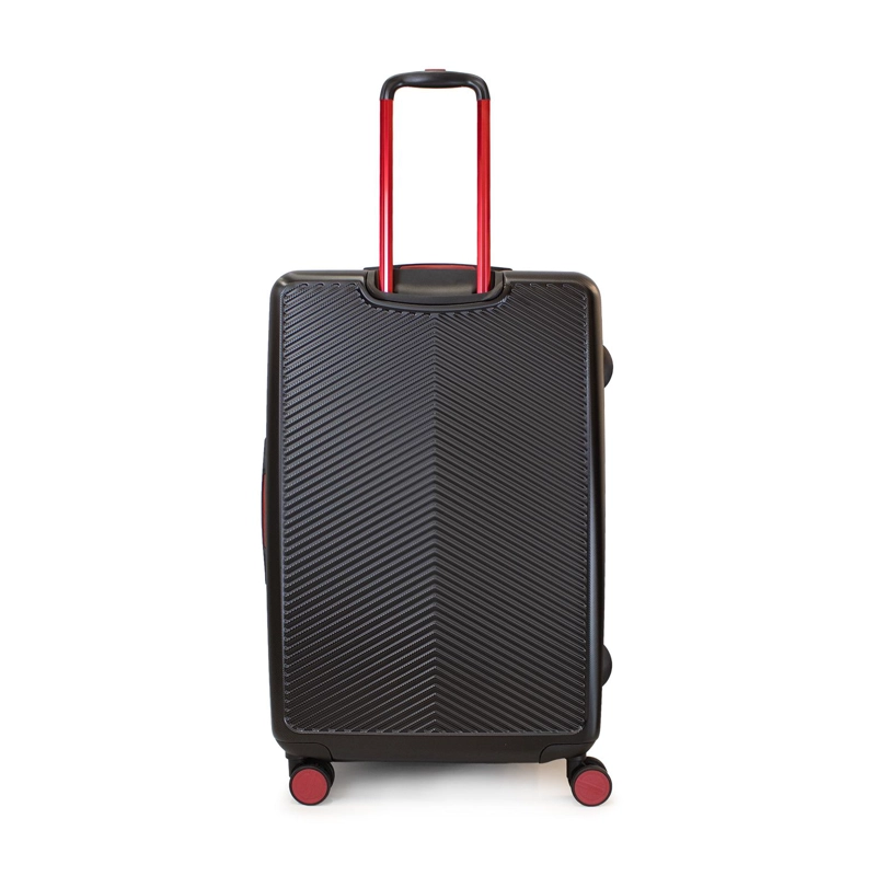 PACK 2 MALETAS CABINA S 10K + M 20K MARSELLA NEGRA CON ROJO PENGUIN - 7