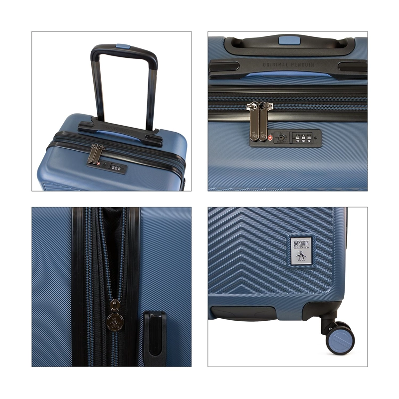 PACK 2 MALETAS CABINA S 10K + M 20K MARSELLA AZUL PENGUIN - 8