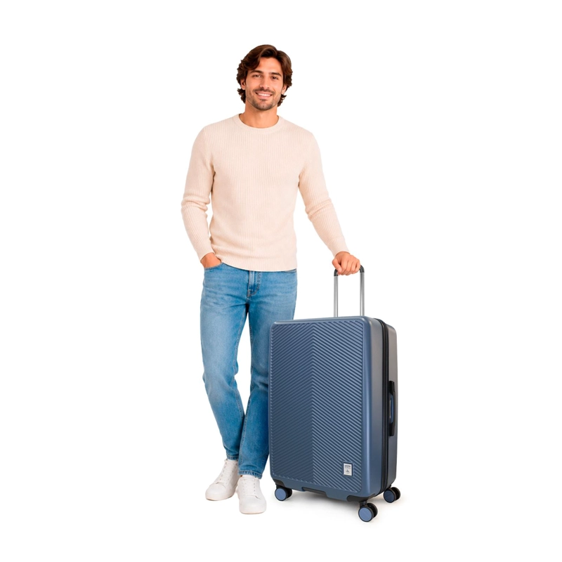 PACK 2 MALETAS M 20K + L 23K MARSELLA AZUL PENGUIN - 4