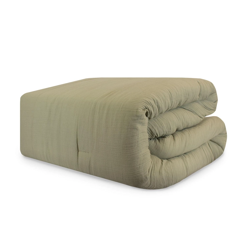 CUBRECAMA QUEEN NAUTICA HOME REVERSIBLE VERDE + FUNDAS - 3