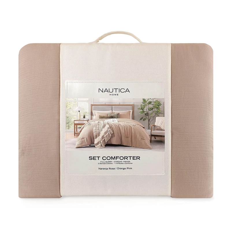 CUBRECAMA QUEEN NAUTICA HOME REVERSIBLE + FUNDAS - 4