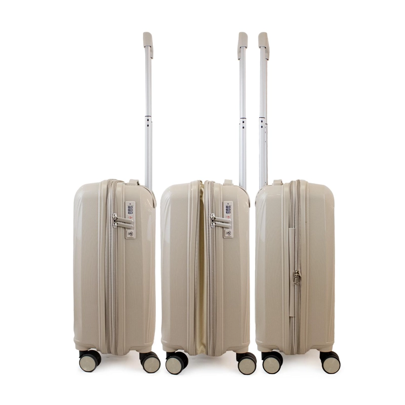 PACK MALETA CABINA 10KG SLAY BEIGE + NECESER SPARK FILA - 6