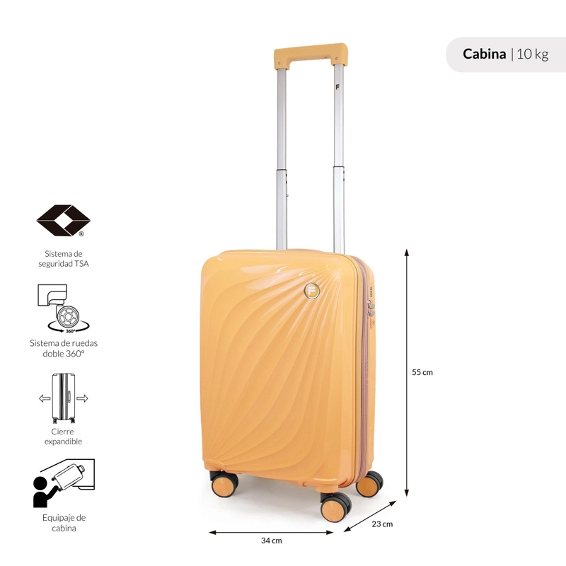 PACK MALETA CABINA 10KG SLAY + NECESER SPARK FILA - 3