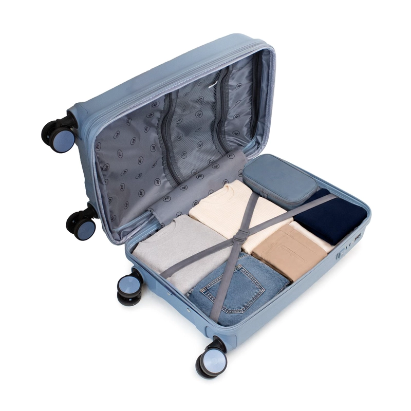 PACK MALETA CABINA 10KG SLAY CELESTE + NECESER SPARK FILA - 4
