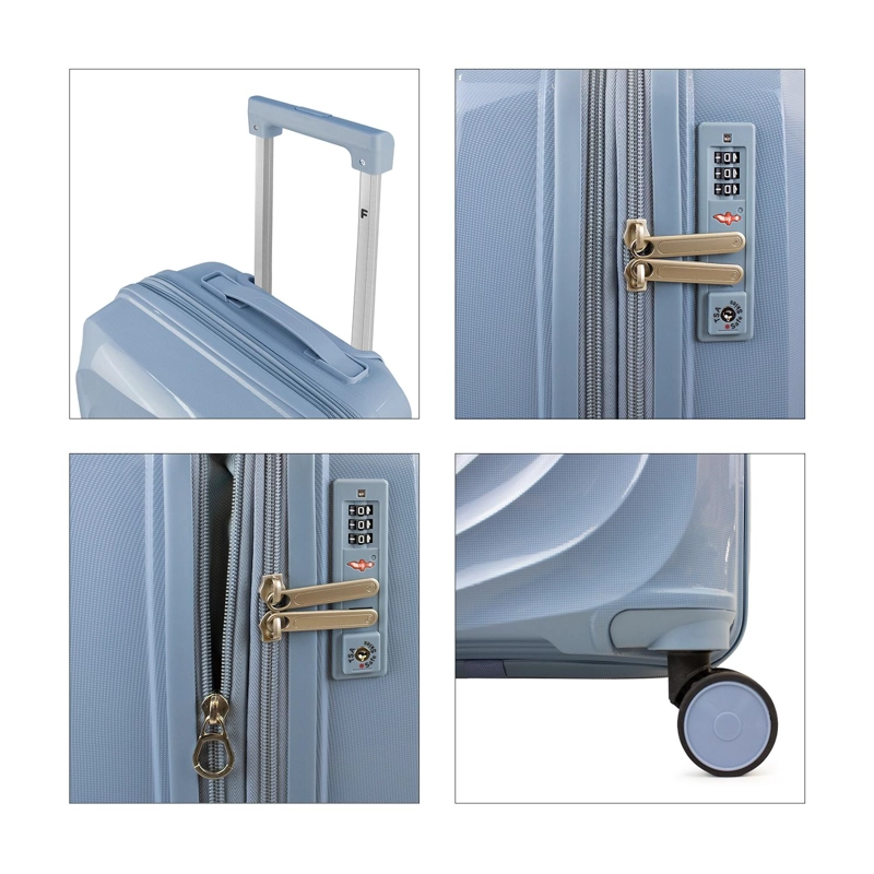 PACK MALETA CABINA 10KG SLAY CELESTE + NECESER SPARK FILA - 5