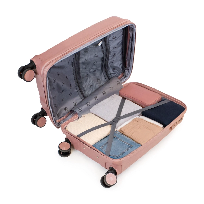 PACK MALETA CABINA 10KG SLAY ROSADA + NECESER SPARK FILA - 4