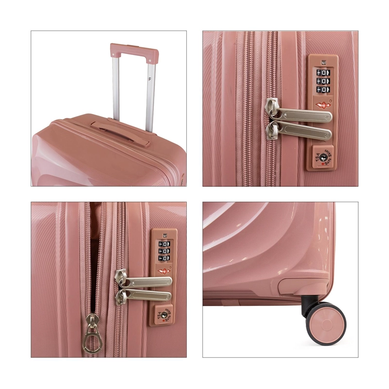 PACK MALETA CABINA 10KG SLAY ROSADA + NECESER SPARK FILA - 5