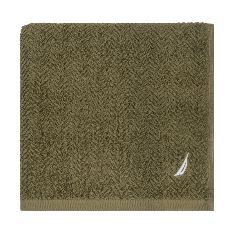 TOALLA DE BAÑO CUERPO VIS NAUTICA HOME 100% ALGODON SUAVE 76X137CM VERDE - 4