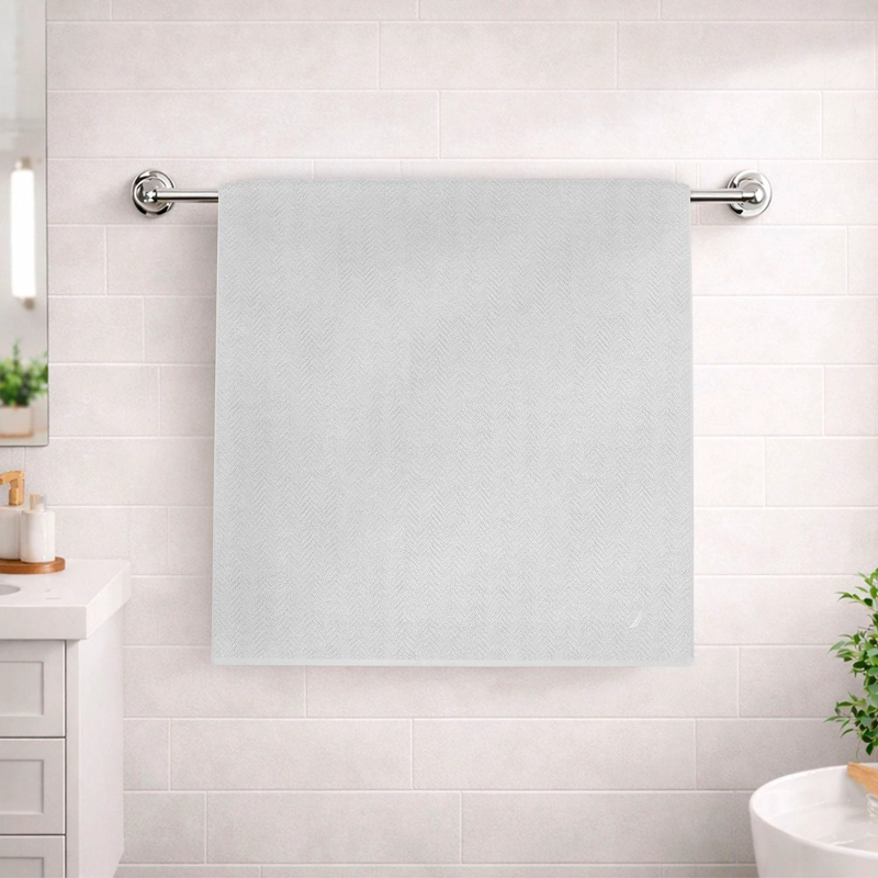 TOALLA DE BAÑO CUERPO VIS NAUTICA HOME 100% ALGODON SUAVE 76X137CM GRIS - 6