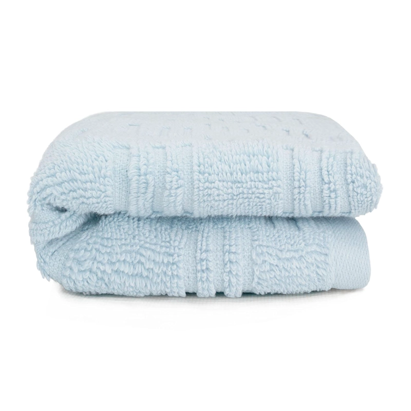TOALLA DE MANOS SAVOY NAUTICA 100% ALGODON ULTRA SUAVE 40X60CM CELESTE - 2