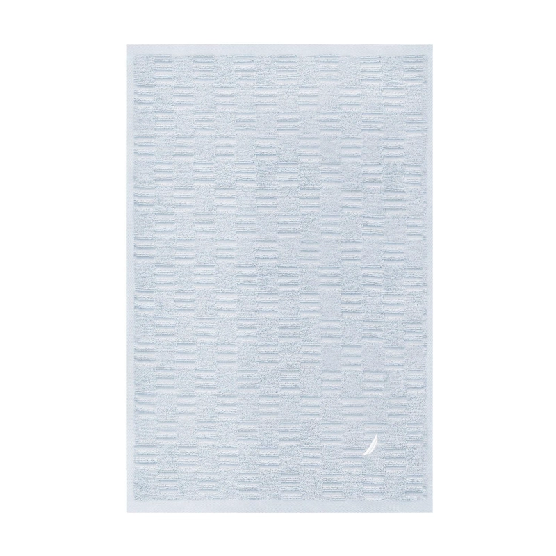 TOALLA DE MANOS SAVOY NAUTICA 100% ALGODON ULTRA SUAVE 40X60CM CELESTE - 4