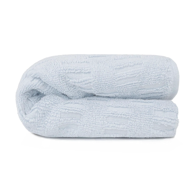 TOALLA DE BAÑO CUERPO SAVOY NAUTICA HOME 76X137CM 100% ALGODON ULTRA SUAVE CELESTE - 2
