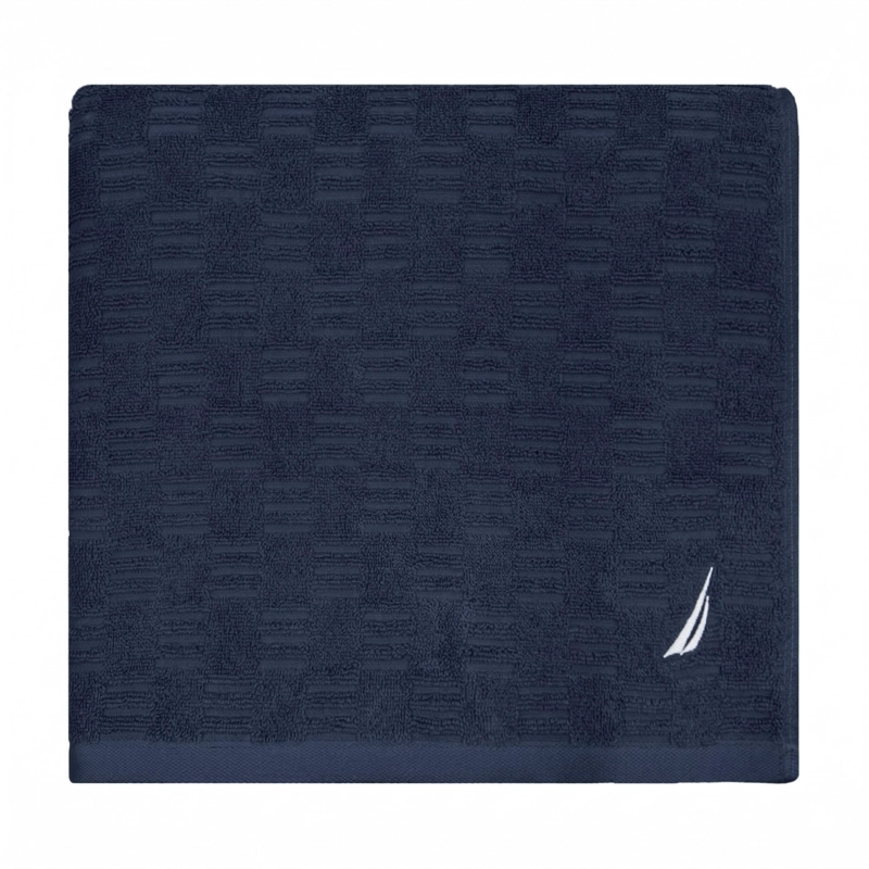 TOALLA DE BAÑO CUERPO SAVOY NAUTICA HOME 76X137CM 100% ALGODON ULTRA SUAVE AZUL - 5