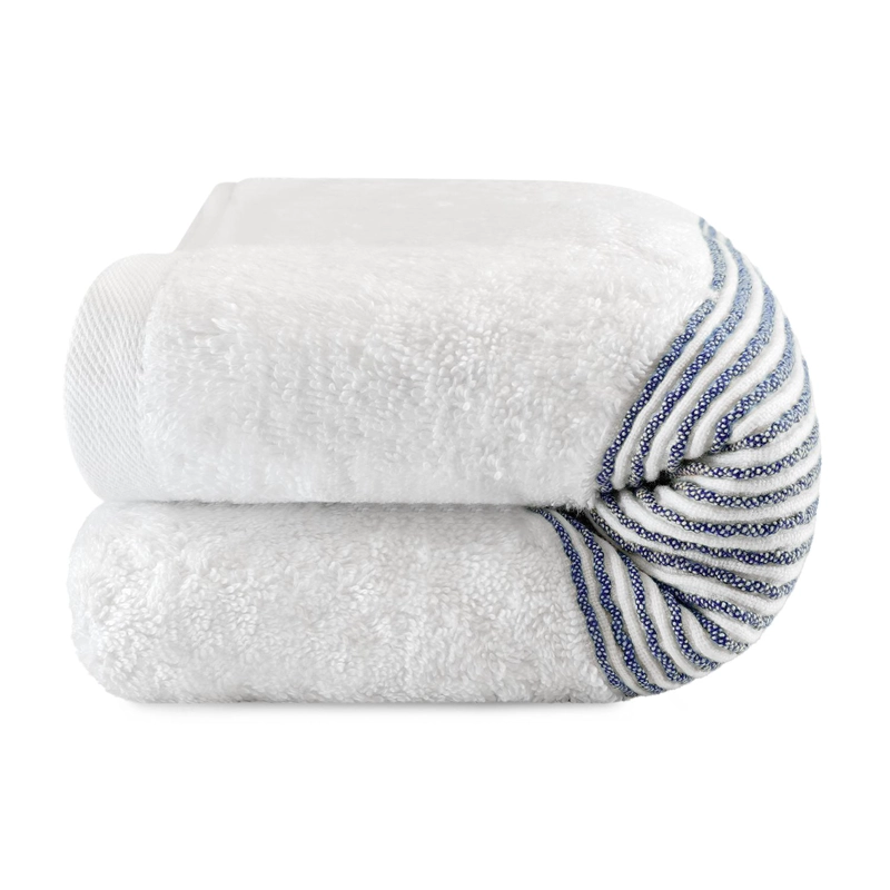 TOALLA DE BAÑO CUERPO MAV NAUTICA HOME 100% ALGODON SUAVE 76X137CM AZUL - 3