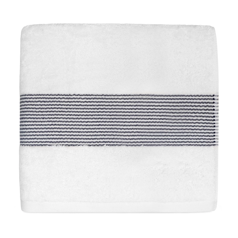 TOALLA DE BAÑO CUERPO MAV NAUTICA HOME 100% ALGODON SUAVE 76X137CM AZUL - 4