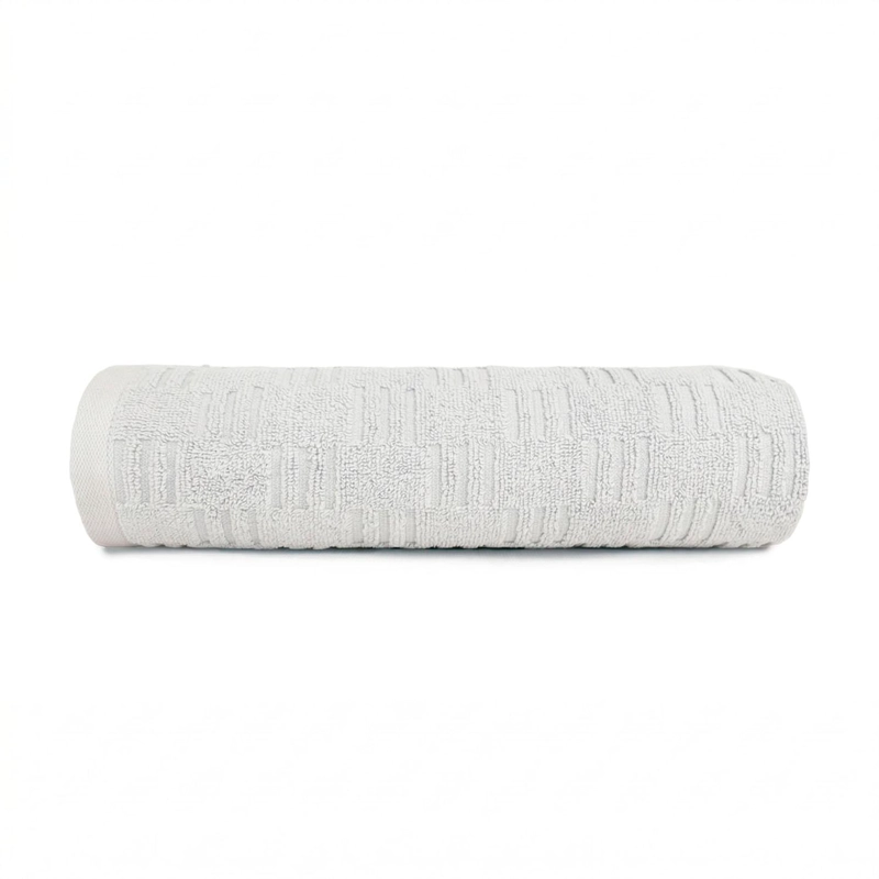 TOALLA DE BAÑO CUERPO SAVOY NAUTICA HOME 76X137CM 100% ALGODON ULTRA SUAVE GRIS - 3