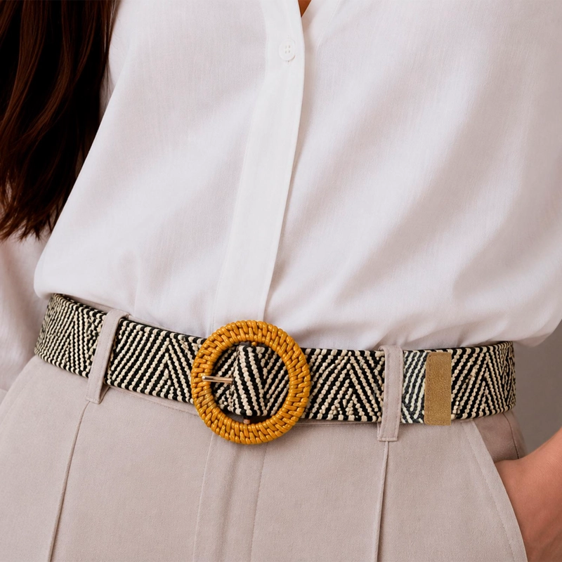 CINTURON MUJER ANNY BICOLOR CARVEN - 1