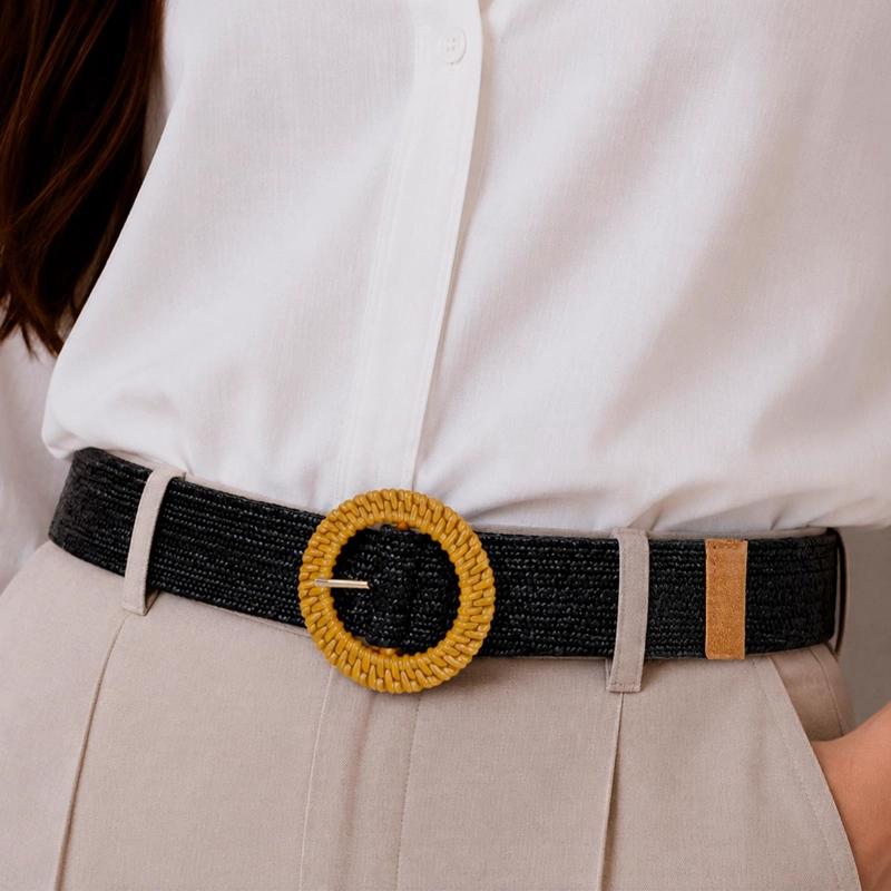 CINTURON MUJER ANNY NEGRO CARVEN - 1