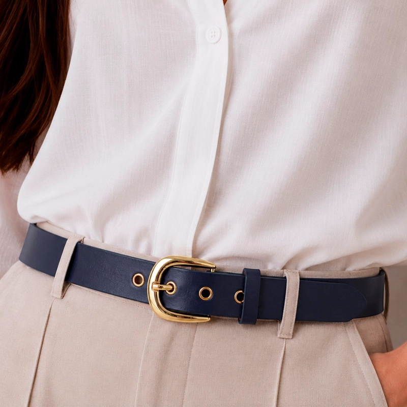 CINTURON MUJER GINA AZUL CARVEN - 1