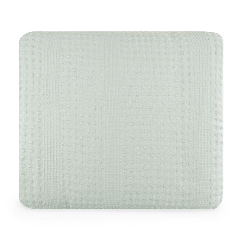 CUBRECAMA QUEEN REVERSIBLE + FUNDAS NAUTICA HOME VERDE AGUA - 5