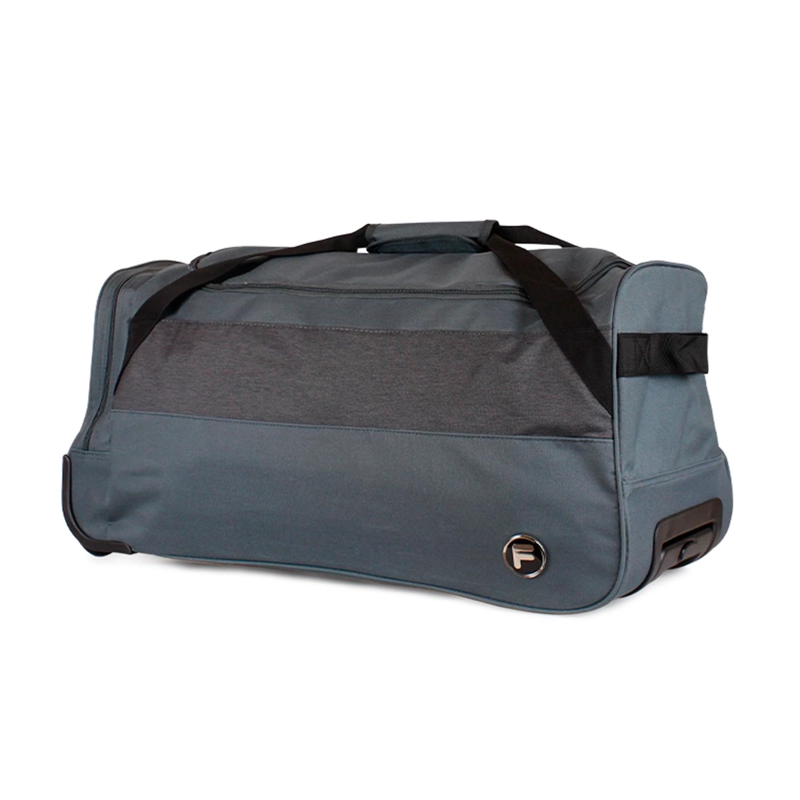 BOLSO DE VIAJE CON RUEDAS FILA OVERLAND M 89LTS GRIS + CANDADO - 6