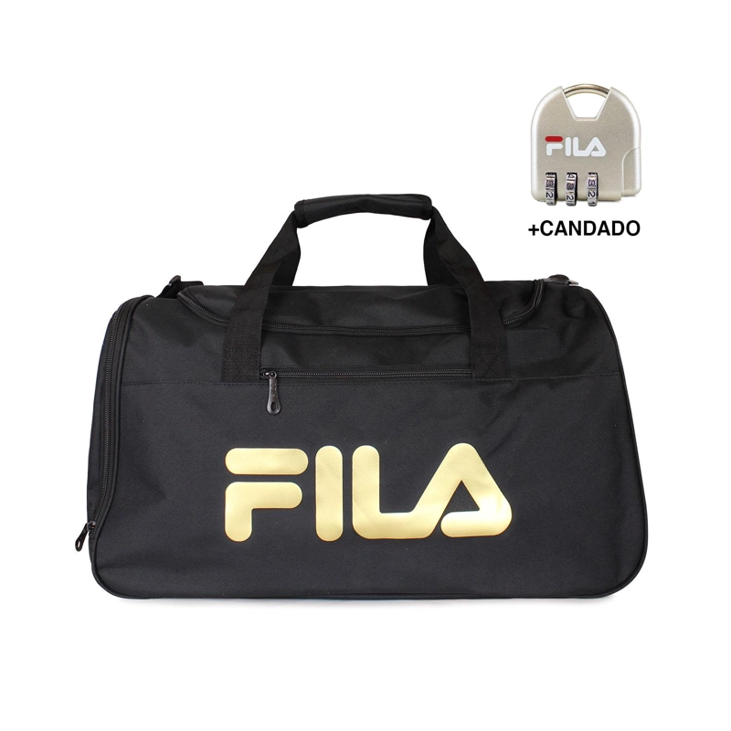 BOLSO FILA VERONA 42 LTS GOLD + CANDADO - 1