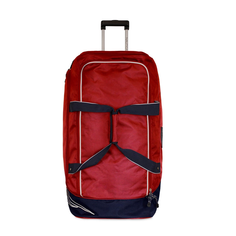 BOLSO DE VIAJE CON RUEDAS NAUTICA MANNAR L ROJO + CANDADO - 3