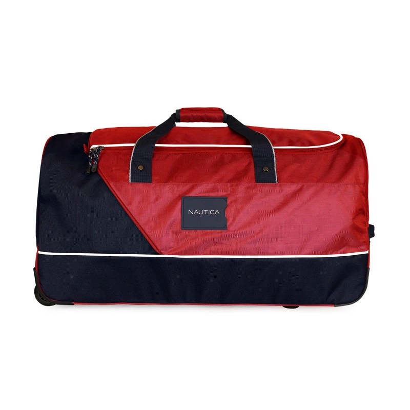 BOLSO DE VIAJE CON RUEDAS NAUTICA MANNAR L ROJO + CANDADO - 6
