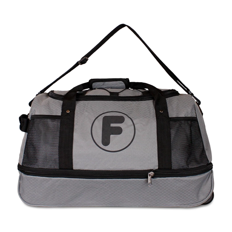 BOLSO MOCHILA CON RUEDAS GOLIAT GRIS + CANDADO FILA - 5