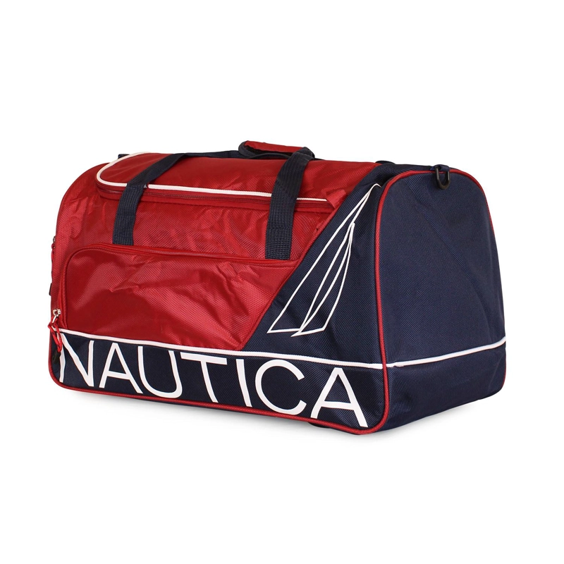 BOLSO DE VIAJE NAUTICA MANNAR M ROJO + CANDADO - 3